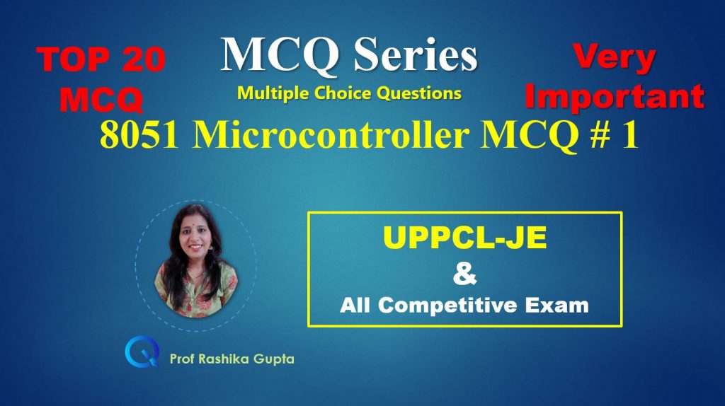 8051 Microcontroller MCQ # 1